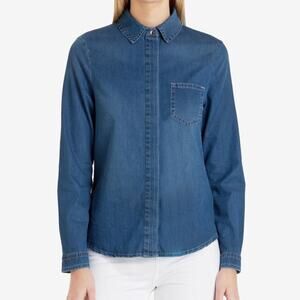 Ted Baker London Soft Wash Chambray Button Up Shirt